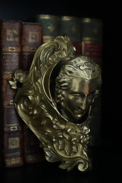 Antique Brass Billiards Receptacle