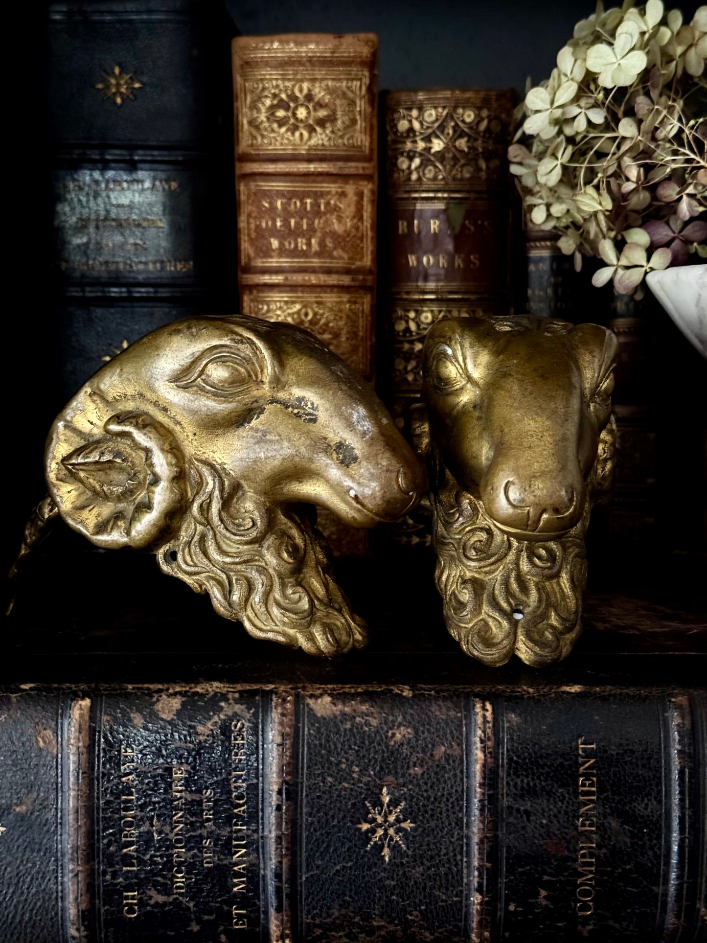 Bronze Ram Head Furniture Salvage