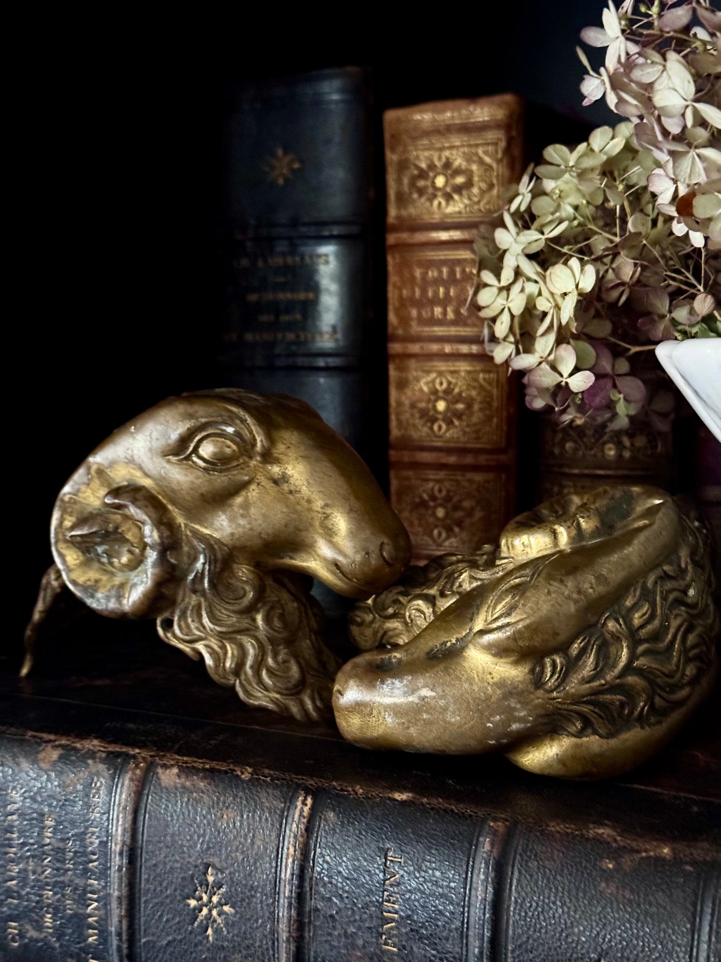 Bronze Ram Head Furniture Salvage