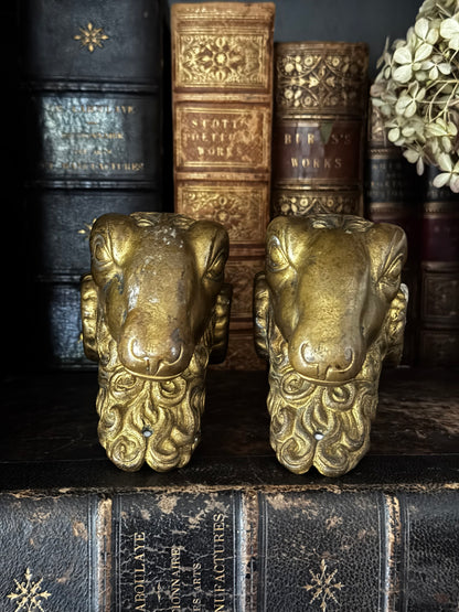 Bronze Ram Head Furniture Salvage