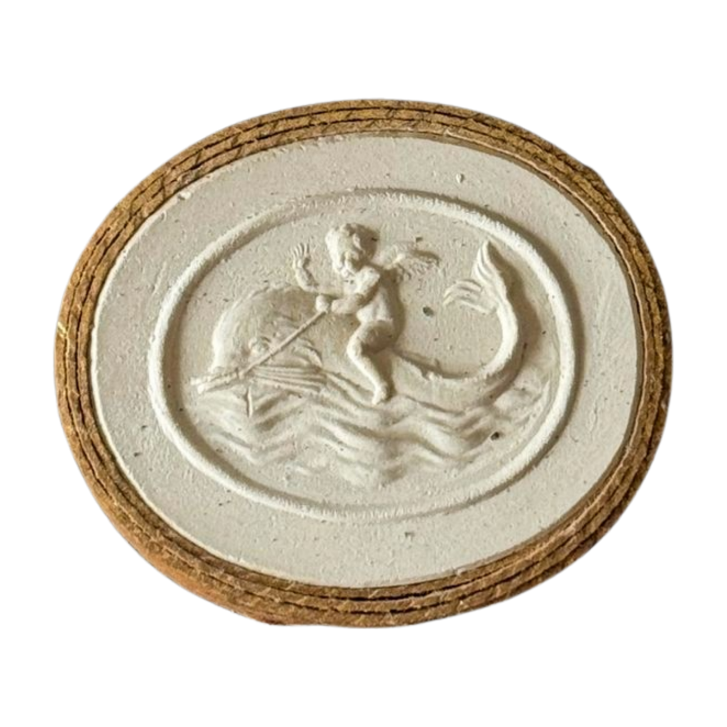 Grand Tour Intaglio- Cherub & Dolphin