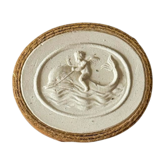Grand Tour Intaglio- Cherub & Dolphin