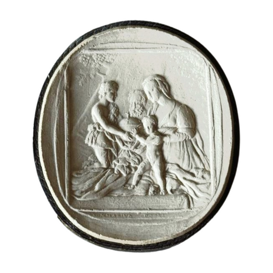 Grand Tour Intaglio- Family Scene