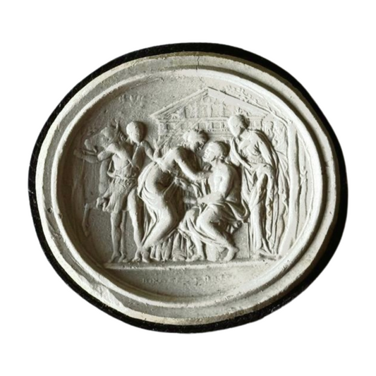 Grand Tour Intaglio- Barn Scene